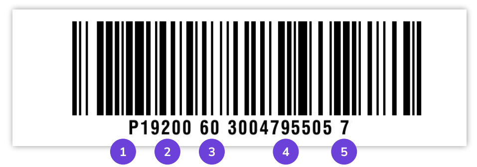 Peddler Shipping Label 1-D barcode