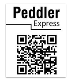 Peddler Shipping Label 2-D barcode